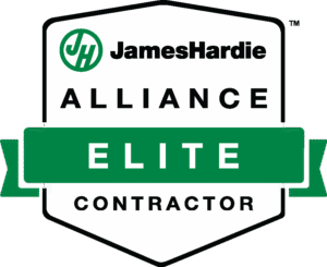 James Hardie Elite Contractor badge logo