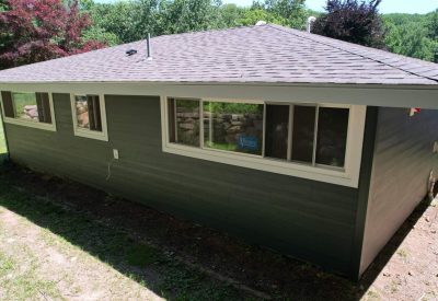 New siding installed on a residential home in Pottstown, PA for enhanced curb appeal and weather pro.