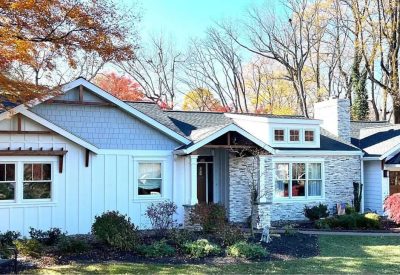 Modern siding and roofing upgrade on a residential home in Yardley PA.