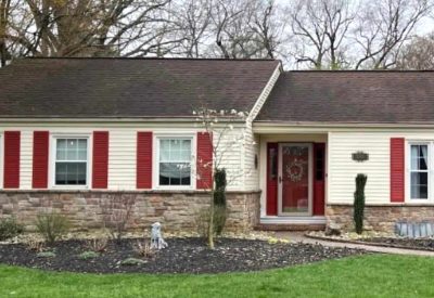 Siding and roofing upgrade on a Yardley PA home by Kesting Construction.