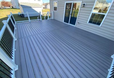 Beautiful new deck installed in Pennsburg, PA by Kesting Construction. Expert craftsmanship and qual.