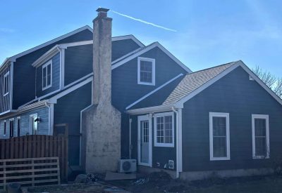 High-quality siding installation on a residential home in Hatfield, PA by Kesting Construction.