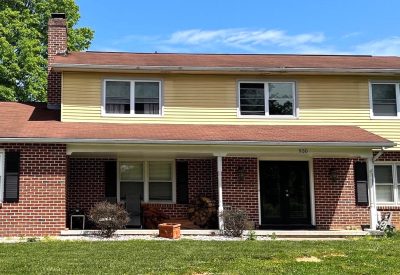 Front view of before home remodel in Bethlehem, PA