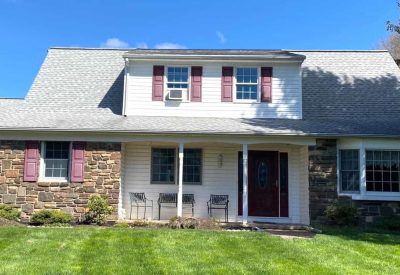 Beautiful house with new siding in Buckingham PA, showcasing professional exterior renovation.