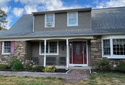 Beautiful home with new siding in Buckingham PA showcasing quality craftsmanship.