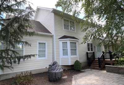 Siding replacement by Kesting Construction in Doylestown PA, showcasing durable and attractive new s.